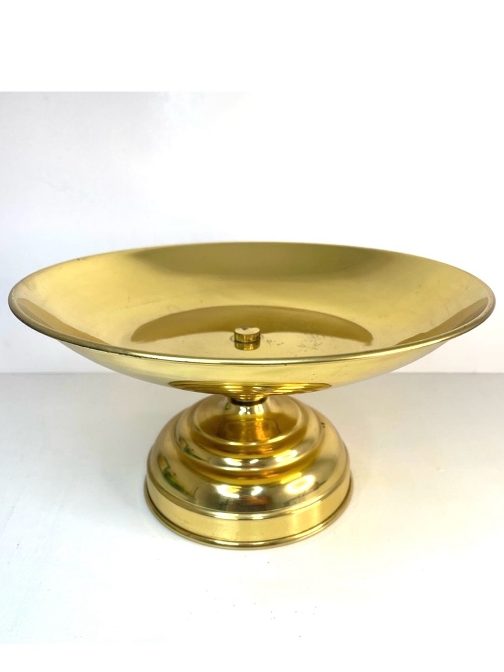 Solid Brass Pedestal Bowl by Hallmark Accessories